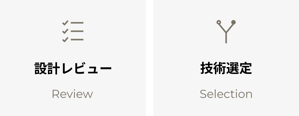 設計レビュー・技術選定
